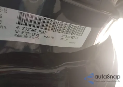 2015 Fiat 500 Pop из США, поврежденный, VIN 3C3CFFAR5FT750277